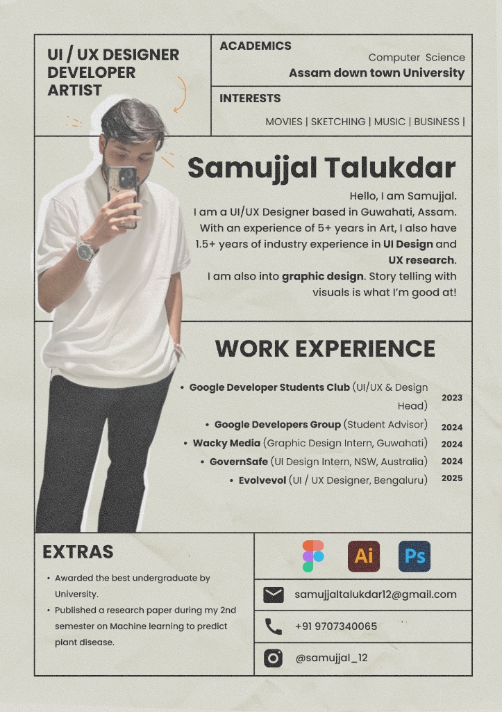Samujjal Talukdar Resume
